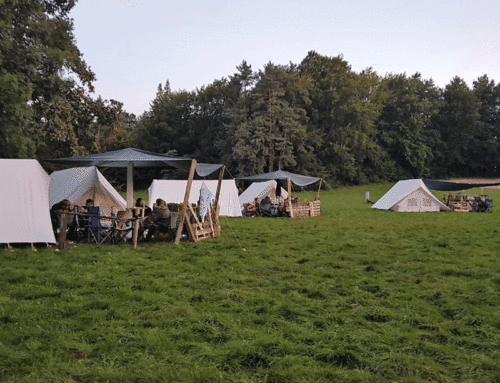 Ein Zeltlager der  4  Elemente